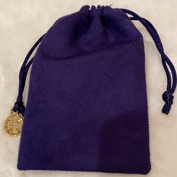 Tory Burch Logo Gold Plated Earrings - Picture 7 of 7